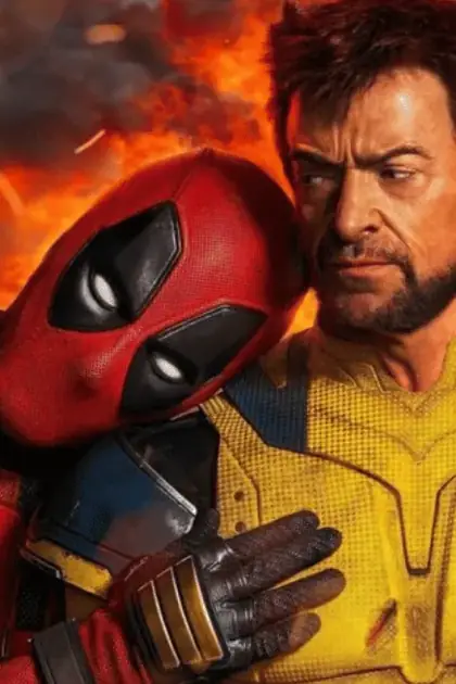 Arte ilustrativa de filme de super-heróis