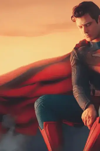Arte ilustrativa de filme de super-heróis
