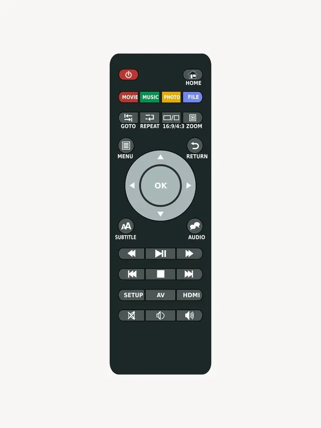 Controle remoto de TV Box